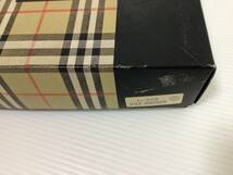 Y612 未使用/保管品　Burberry/バーバリー　フラットシーツ/トーマスS　ハンカチ　全3点　チェック柄　ロゴ刺繍入り　訳あり　箱入_画像10