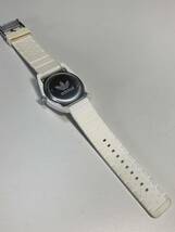 Ｌ020　腕時計　adidas/アディダス　Santiago/サンティアゴ　ADH2915 3針　ラウンド　クォーツ　アナログ　ホワイト　ビックフェイス_画像7