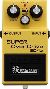 Boss SD-1W Super Over Drive Техника Waza Craft