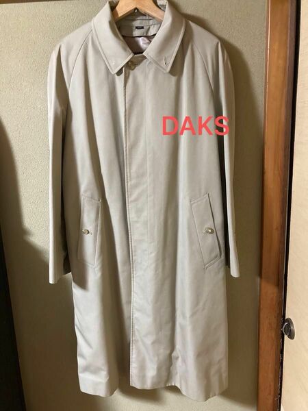 DAKS メンズ ロングコート・トレンチコート ライナー付き【美品】