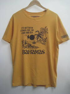 一点物!! BARNS Outfitters バーンズ プリントＴシャツ 良柄 BaHaMas サイズ 38