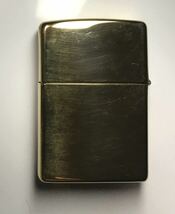 ZIPPO ジッポ /ソリッド ブラス/ゴールドポリッシュ/2015年製/未使用品_画像2