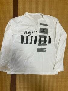 アニエスベーオム 長袖Tシャツ 90年代中頃 ブランドタグ及び首元ハサミで切り取りあり