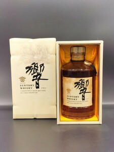 《未開栓/古酒》サントリー ウイスキー 響 SHN01 金キャップ 裏ゴールドラベル 700ml43% Since1899 箱付 SUNTORY WHISKY HIBIKI 和紙ラベル