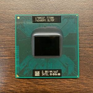 美品 Intel Core2 Duo T7200 CPU インテル 動作確認 グリス付き #1