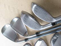 TaylorMade テーラーメイド MISCELA(2003)7本組(5U,6U,7I-9I,Pw,Sw)MISCELA SHAFTS(L)ミセラ 日本仕様_画像4