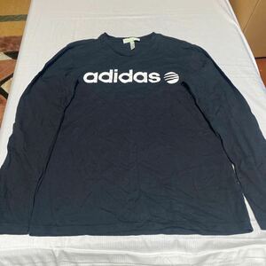 k68 adidas 長袖tシャツ サイズO表記 中国製