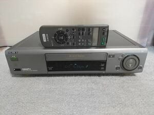 SONY　VHSビデオデッキ　SLV-BX11　リモコン付　動作品