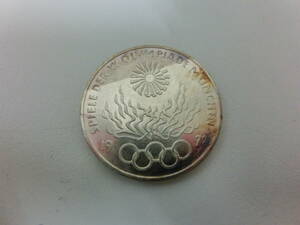 中古品 保管品 銀貨 ドイツ ミュンヘン オリンピック 1972年 10マルク 五輪 銀製 シルバー 記念 コイン 硬貨 記章 メダル/激安1円スタート