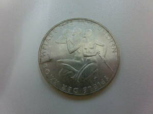 中古品 保管品 銀貨 ドイツ ミュンヘンオリンピック 記念コイン 1972年 10マルク コイン 硬貨/激安1円スタート
