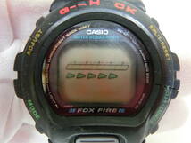 中古品 保管品 動作未確認 CASIO カシオ G-SHOCK Gショック メンズ 腕時計 FOX FIRE ブラック DW-6695/激安1円スタート_画像2