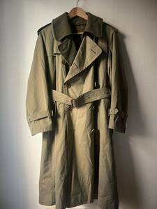 Burberry 英国製 一枚袖 トレンチコート trench21 フルセット　44short 85年製