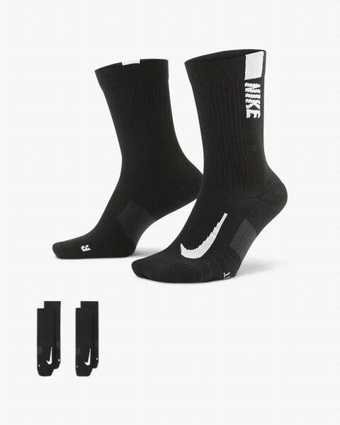 Nike ソックス 27 29 XL ブラック ランニング 靴下 クルー 1足 ランニング マラソン スポーツ
