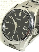 【稼働品】SEIKO セイコー メカニカル メンズ AT/自動巻(手巻付) 6R15-00C0 23石 デイト SS 黒文字盤 裏スケ ラウンド 腕時計 _画像2