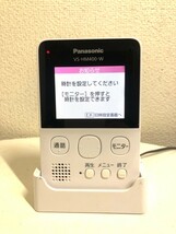 Panasonic パナソニック モニター付きドアカメラ VS-HC400-W /VS-HM400-W ドアホン インターホン 防犯カメラ 動作OK_画像2