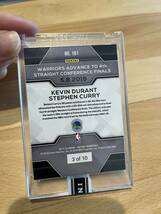 NBAカード ステフィン カリー STEPHEN CURRY 　ケビン デュラント　KEVIN DURANT PANINI_画像6