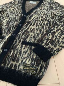 wackomaria leopard mohair cardigan ワコマリア レオパード モヘア カーディガン