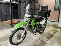 KLX250 FI インジェクション　純正300ccボアアップ　宗谷アタック仕様　個人出品　自賠責残り長い(スパイクタイヤは外して他タイヤに交換)_画像2