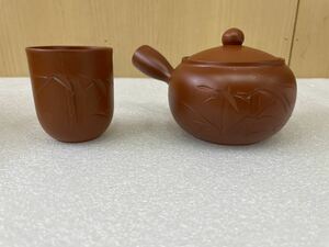 RM6751 荘山 茶道具 茶器 朱泥急須 0111