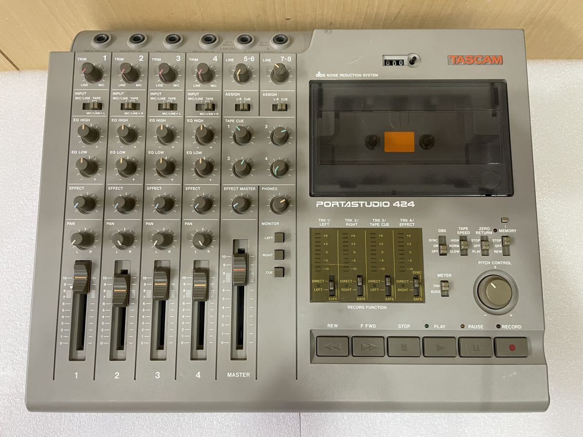 Yahoo!オークション -「tascam 424」(マルチトラックレコーダー 