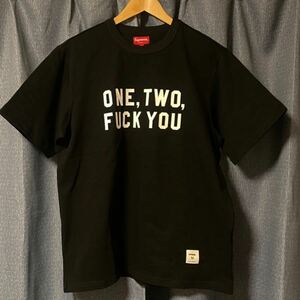 23SS Supreme One Two Fuck You S/S Top Tシャツ M