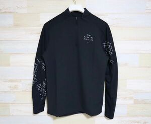 新品 Mサイズ NIKE ナイキ DRI-FIT ランニング　ディビジョン　ハーフジップ　ロングスリーブシャツ　ブラック