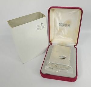 23★未使用/長期保管品【ZIPPO/ジッポーライター】レアモデル STERLING スターリングシルバー 1995 U.S.A. 売切り★