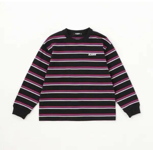 送230円【新品】エクストララージ XLARGE 長袖 110 ボーダー ロンT 長袖Tシャツ Tシャツ 110cm 2024 福袋 キッズ トップス 子供 