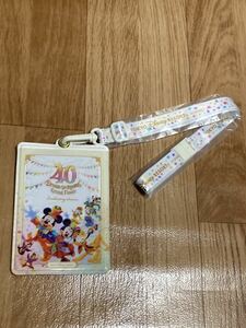 40周年　ドリームゴーラウンド　グランドフィナーレ　シーズナル　スーベニアパスケース