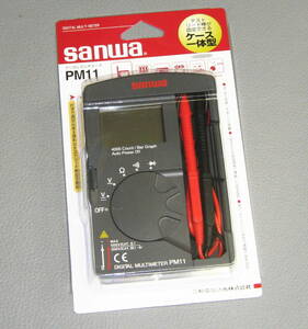 サンワ デジタルマルチメータ ポケットタイプ PM11