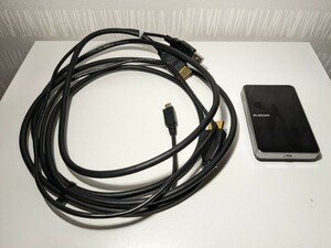 【A612】ELECOM Miracastレシーバー LDT-MRC02/C ミラキャスト HDMI ケーブル