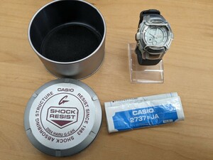 【b642】【箱付き、説明書付き】 CASIO G-SHOCK G-500 アナデジ メンズ 腕時計