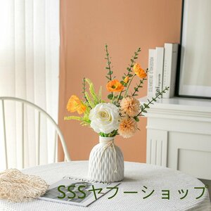 造花セット 花束 フラワー 置物 インテリア おしゃれ プレゼント リビング 玄関 誕生日 ギフト 装飾品 撮影用