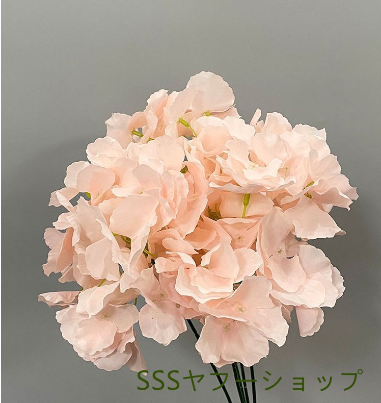 Flores artificiales, hortensia, flores que nunca se marchitan, ramo de flores artificiales, alfiler, decoración de interiores, conjunto de 3, cumpleaños, ornamento, decoración, accesorio de fotografía, artesanía, artesanías, flor del arte, flores prensadas, acuerdo