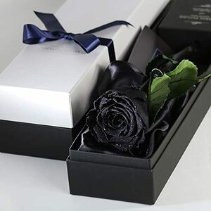  one wheel rose preserved flower diamond rose leather black Makefuture Diamond Rose