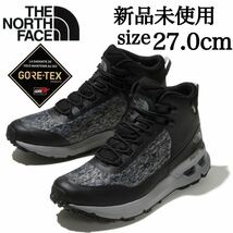 新品未使用 GORE-TEX THE NORTH FACE 27.0cm ノースフェイス TNF ゴアテックス 防水 GTX トレッキングシューズ 登山 アウトドア 箱無し_画像1