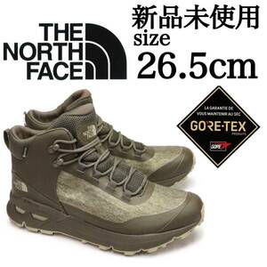 新品未使用 GORE-TEX THE NORTH FACE 26.5cm ノースフェイス TNF ゴアテックス 防水 GTX トレッキングシューズ 登山 アウトドア 箱無し