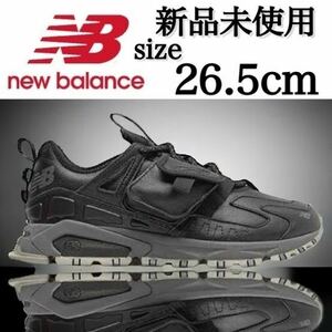 新品未使用 New Balance 26.5cm ニューバランス X-RACER UTILITY エックスレーサー フルグレインレザー ブラック 黒 MSX90 箱無し 正規品