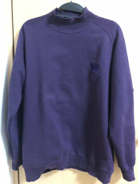 needles Sasquatchfabrix xs モックネック purple スウェット mock neck tee ニードルス ネペンテス パープル パーカー カットソー