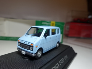 ホンダ　ステップバン　BLUE　1/43 　エブロ　HONDA　STEP　VAN　