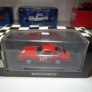 Porsche 911 Rallye Monte Carlo '65 Class Winners Linga/Falk 1/43 MINICHAMPS ミニチャンプス ポルシェ ナロー の画像8