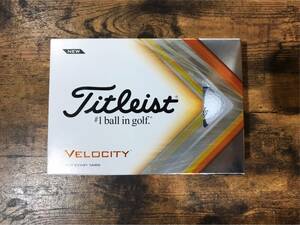 ★【新品未使用】Titleist タイトリスト VELOCITY ゴルフボール ホワイト 1ダース ② ★