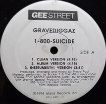 Gravediggaz / 1-800-Suicide / 12inch / Prince Paul / RZA / USオリジナル / プロモ盤 / 90s HIPHOP / Wu-Tang Clan / Sampling HipHop_画像1