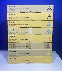 【越谷発】純正未使用品【RICOH】★SPトナー C750（M-PaC）★４色（K×2,C×2,M×2,Y×2）合計8本セット☆（35908）