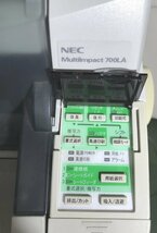 【埼玉発】【NEC】水平型　ドットインパクトプリンター　MultiImpact 700LA　★動作確認済★　(11-2722)_画像3