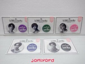 [未開封] Snow Man Johnnys’ ISLAND STORE 1st Anniversary 缶バッジ 5点セット 目黒/渡辺/佐久間/阿部/深澤