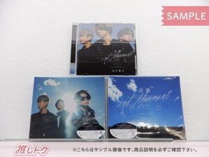 NEWS CD 3点セット 音楽 -2nd Movement- 初回盤A(CD+Blu-ray)/B(CD+Blu-ray)/通常盤 [良品]