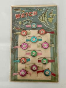 MADEIN JAPAN WATCH 時計　昭和レトロ　駄菓子屋　腕時計　当時物　未使用　長期自宅保管品