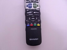 b 送料無料 SHARP AQUOS シャープ アクオス 純正 テレビリモコン GA934WJSA 中古 動作品_画像4