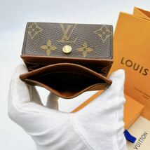 A2390【美品】LOUIS VUITTON ルイヴィトン モノグラム ポルトモネ プラ コインケース 小銭入れ　コインパース　ウォレット　M61930_画像6